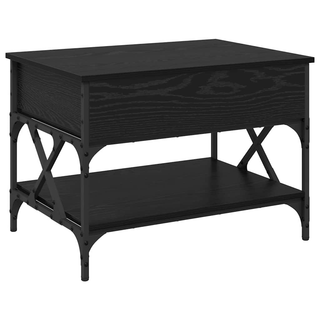 Kaffeebord Svart Ek 70x50x50cm Konstruerat trä
