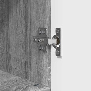 Badrumsskåp Grå Sonoma 30 x 35 x 95 cm Konstruerat trä & Metall