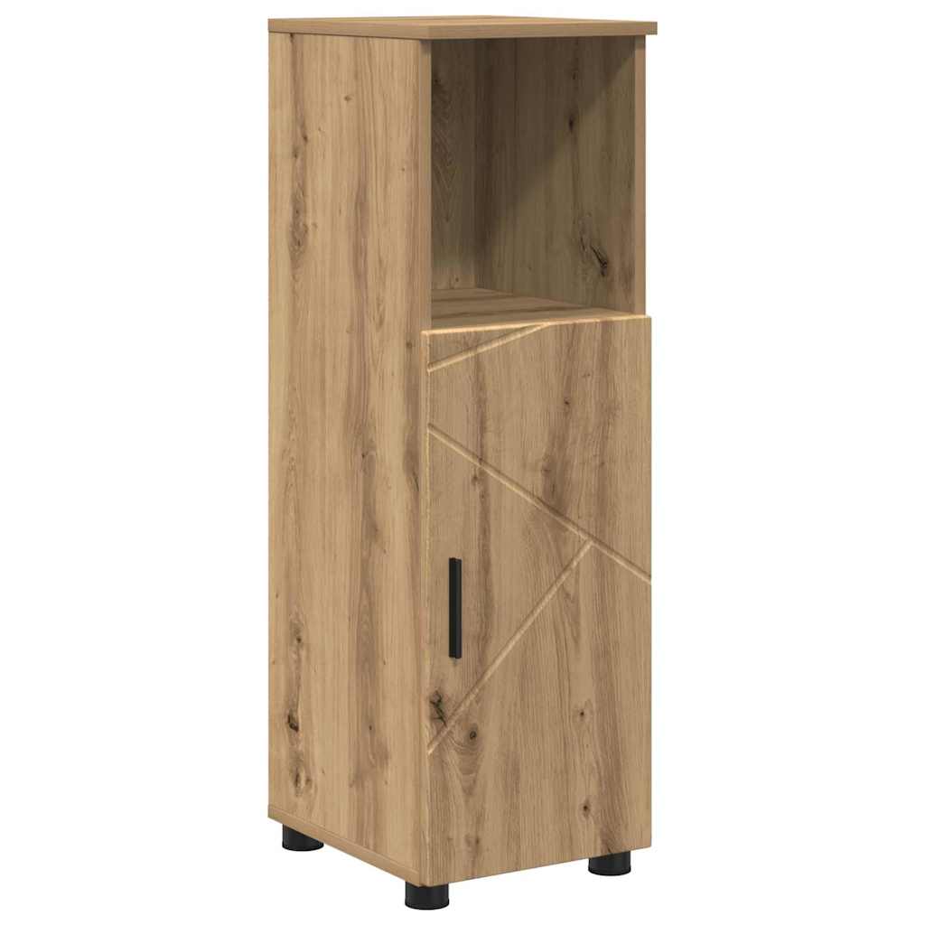 Badrumsskåp Artisan Ek 30 x 35 x 95 cm Konstruerat trä, Metall