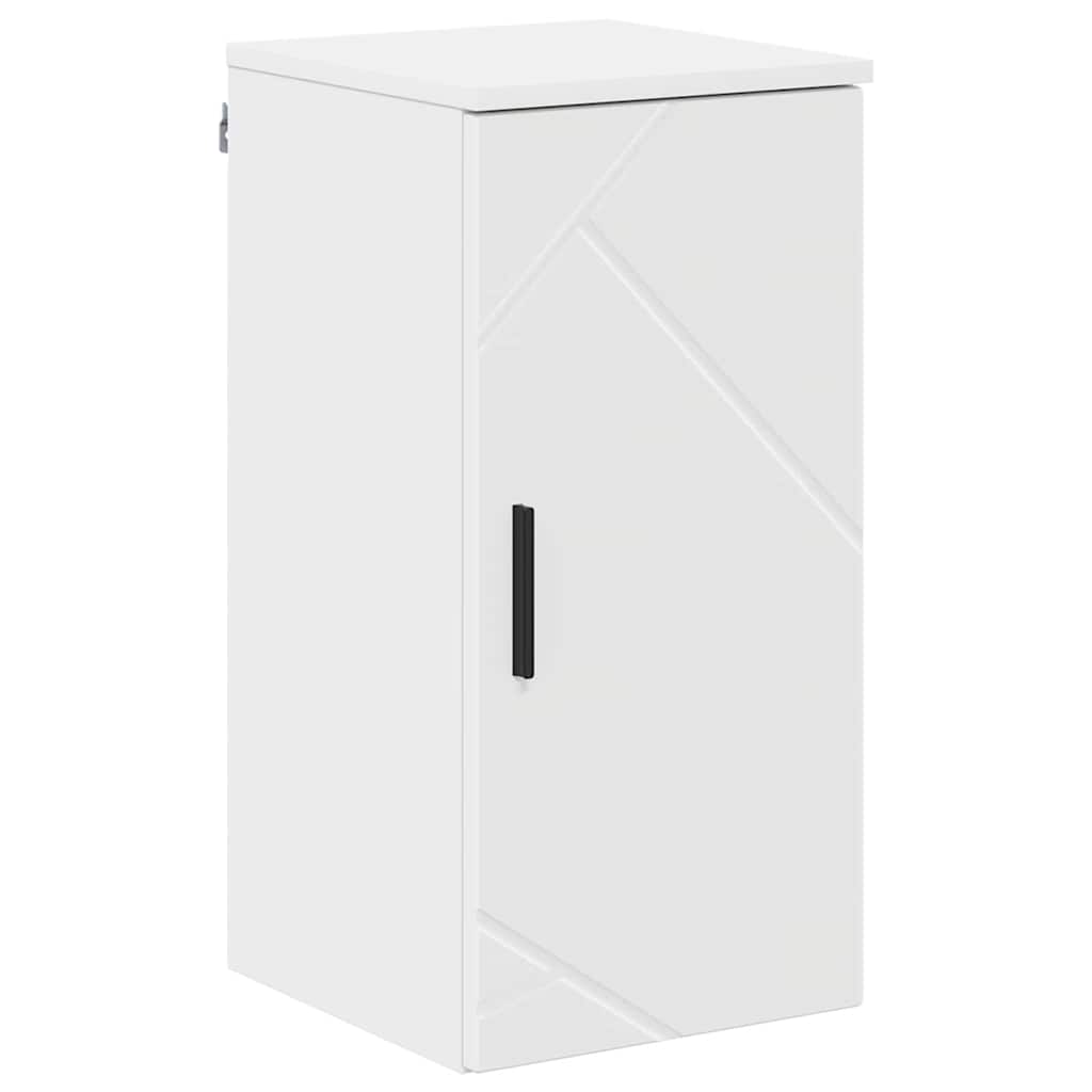 Badrumsskåp Vit 30 x 31,5 x 61 cm Konstruerat trä, Metall