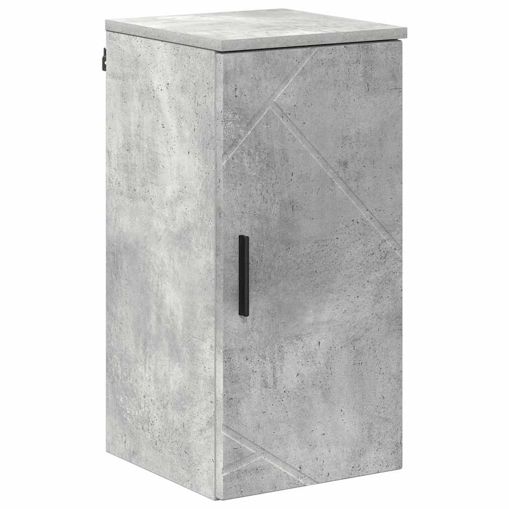 Badrumsskåp Betonggrå 30 x 31,5 x 61 cm Konstruerat trä, Metall