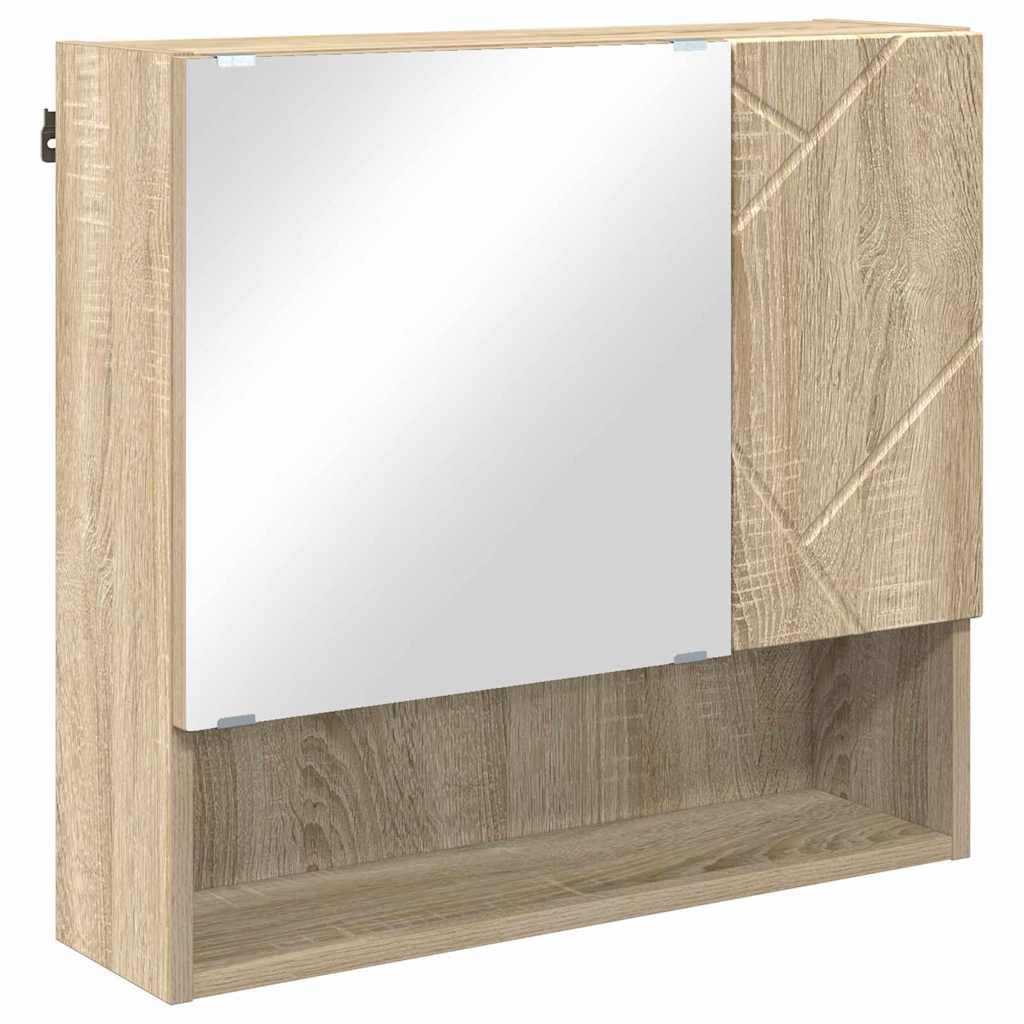 Spegelskåp Sonoma-ek 59 x 17 x 55 cm Konstruerat trä