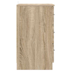 Nattduksbord med låda Sonoma ek 38 x 38 x 66 cm Konstruerat trä