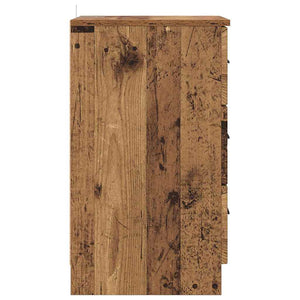 Nattduksbord Gammalt trä 38 x 38 x 66 cm Konstruerat trä