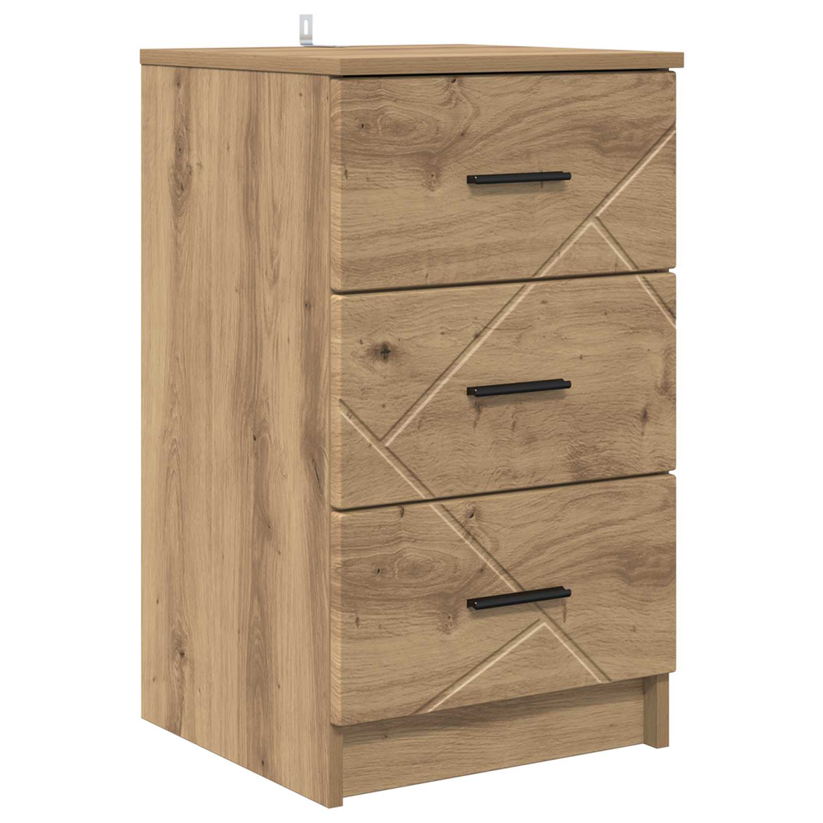 Nattduksbord artisan ek 38 x 38 x 66 cm Konstruerat trä