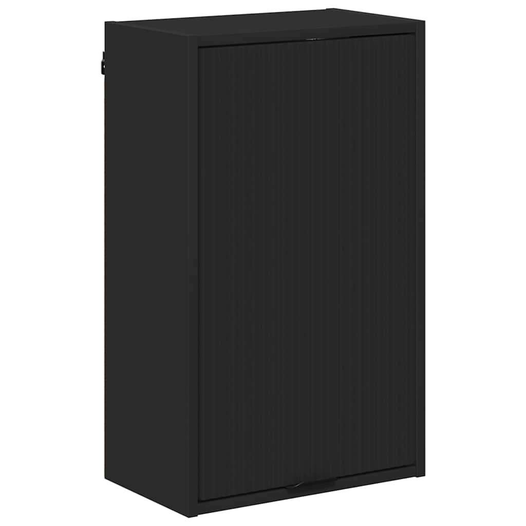 Badrumsskåp Svart 39 x 23,5 x 65 cm Konstruerat trä & Metall