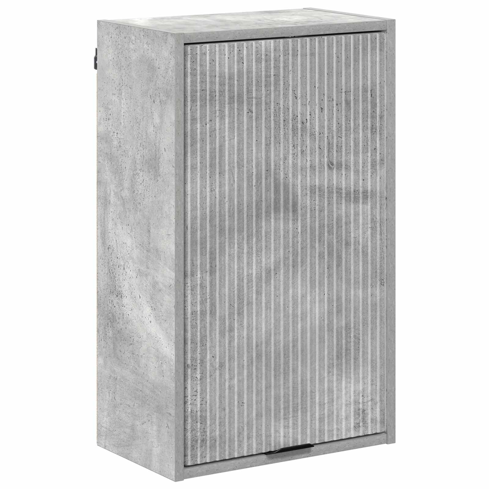 Badrumsskåp Betonggrå 39 x 23,5 x 65 cm Konstruerat trä, Metall