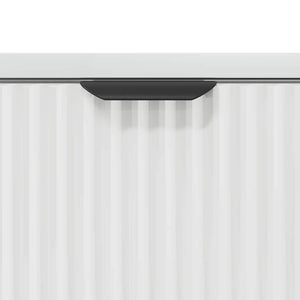 Sängbord Vit högglans 63.5 x 36 x 61 cm Konstruerat trä