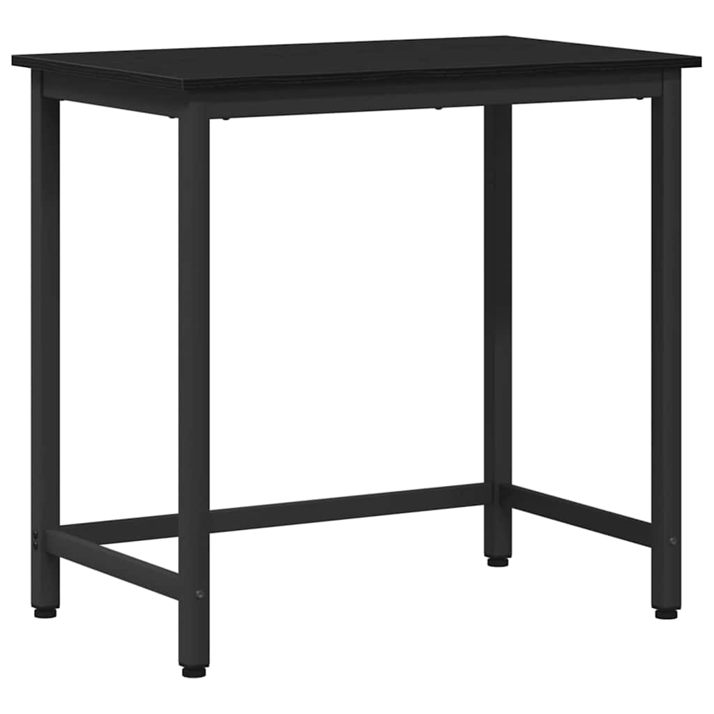 bord Svart Ek 100 x 50 x 76,5 cm Konstruerat trä och stål