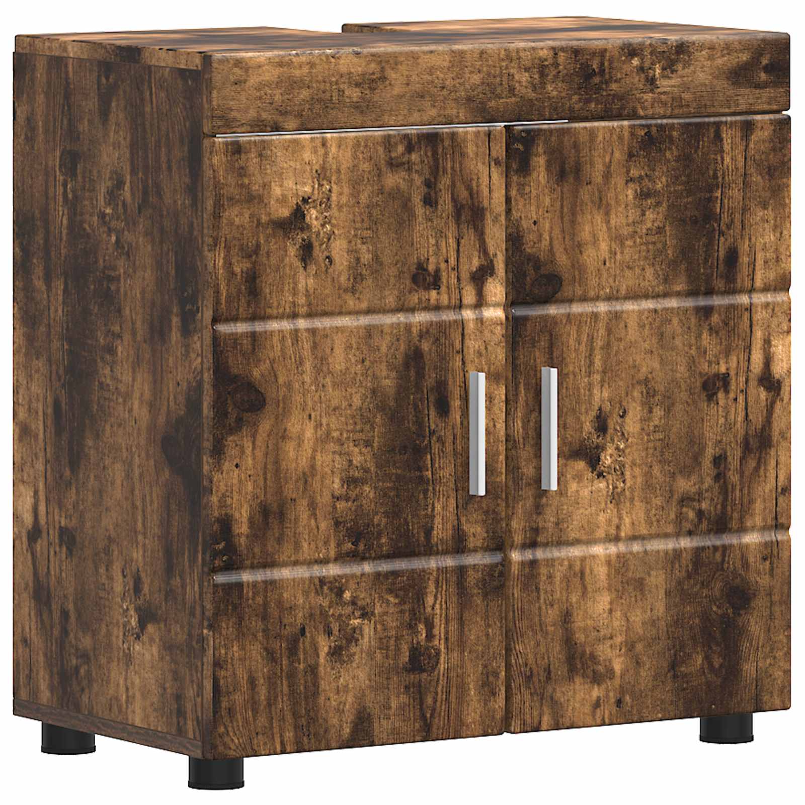 Badrumsskåpsset TULUM Rökt ek 60 x 34 x 63 cm Konstruerat trä
