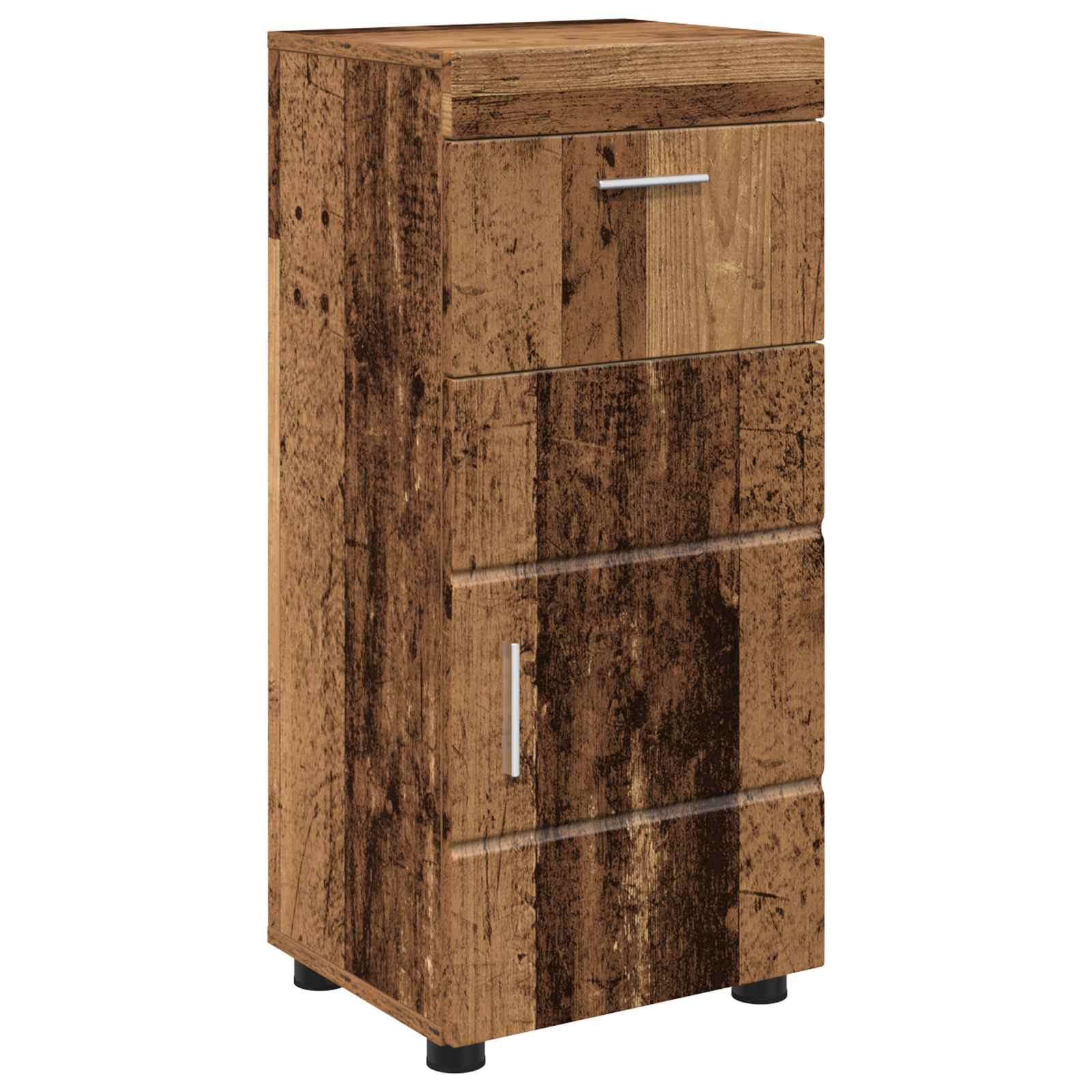 Badrumsskåpsset TULUM Gammalt trä 37 x 31,5 x 82 cm