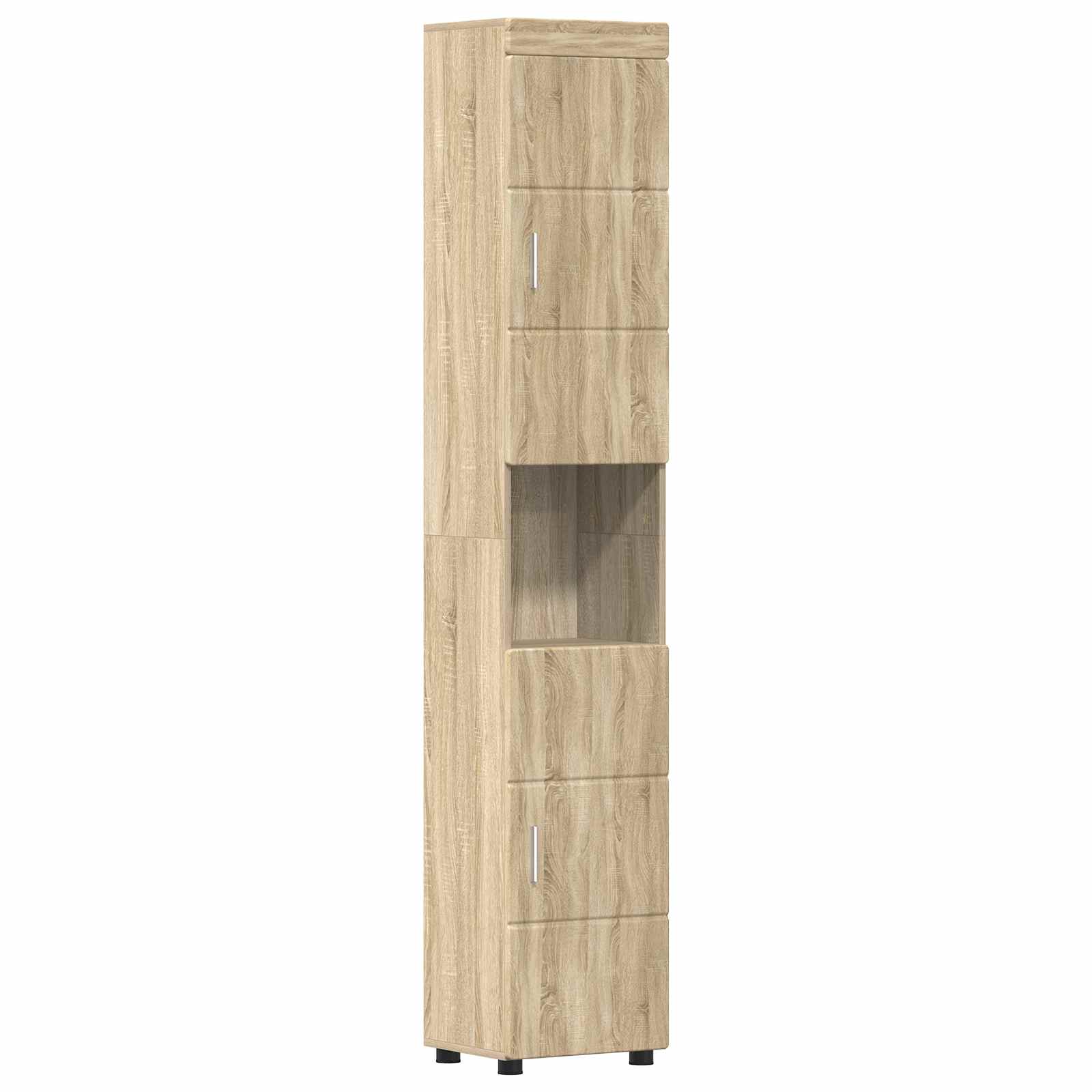 Badrumsskåpsset TULUM Sonoma-ek 37 x 31,5 x 203 cm