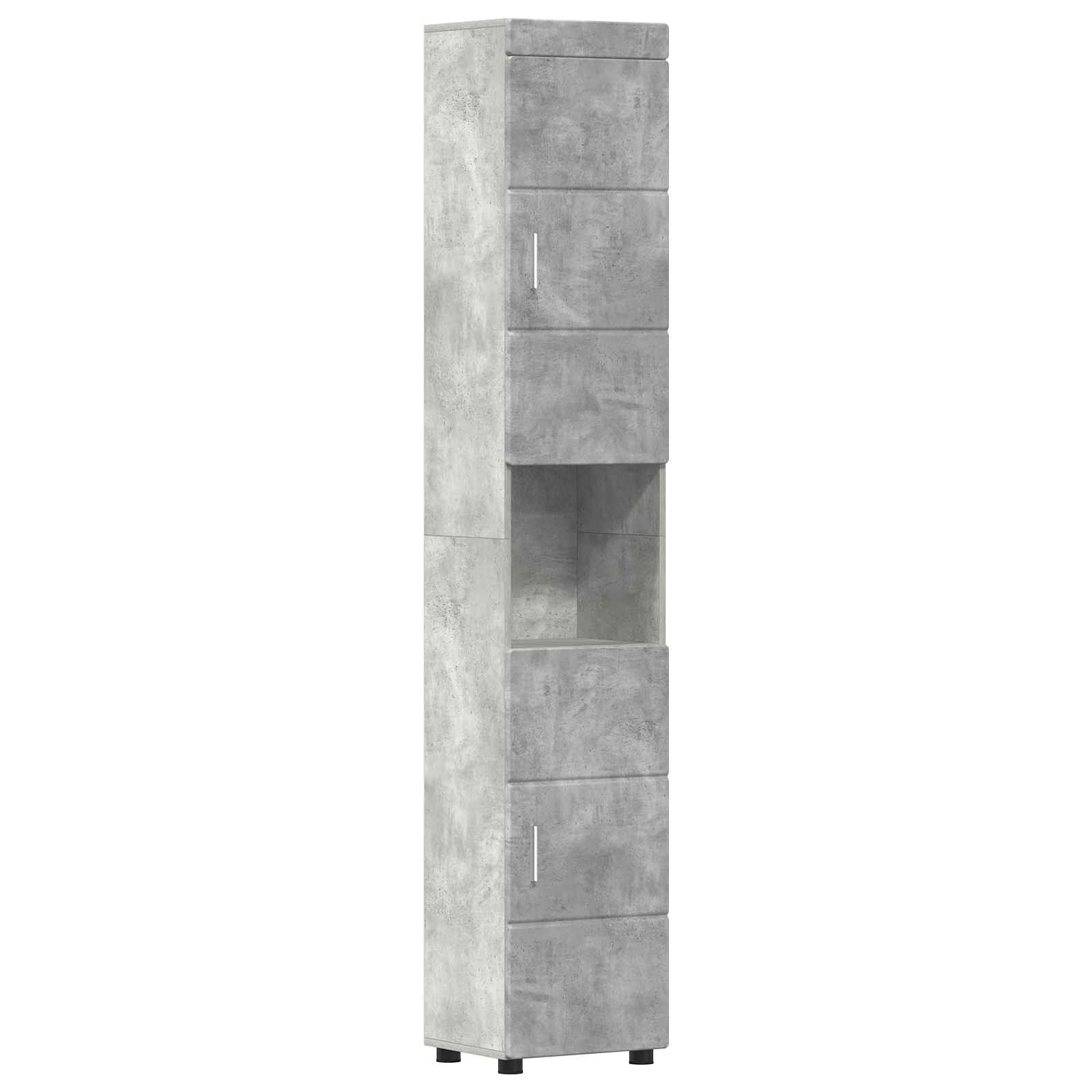 Badrumsskåpsset TULUM Betonggrå 37 x 31,5 x 203 cm
