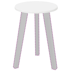 Bordsskiva Vit 30 x 30 x 1,5 cm Konstruerat trä