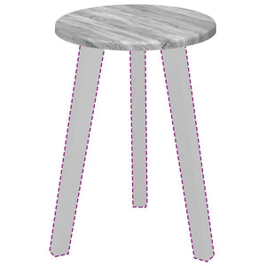 Bordsskiva Grå Sonoma 30 x 30 x 1,5 cm Konstruerat trä