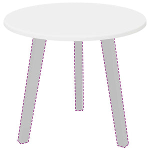 Bordsskiva Vit 50 x 50 x 1,5 cm Konstruerat trä