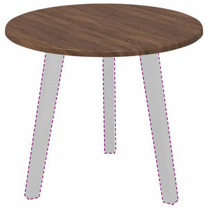 Bordsskiva brun ek 50 x 50 x 1,5 cm Konstruerat trä