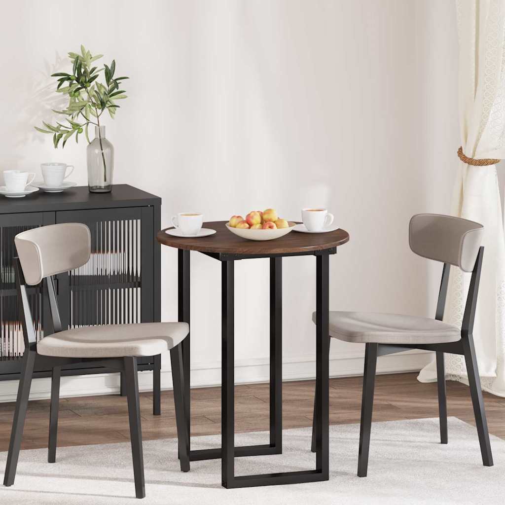 Bordsskiva brun ek 60 x 60 x 1,5 cm Konstruerat trä