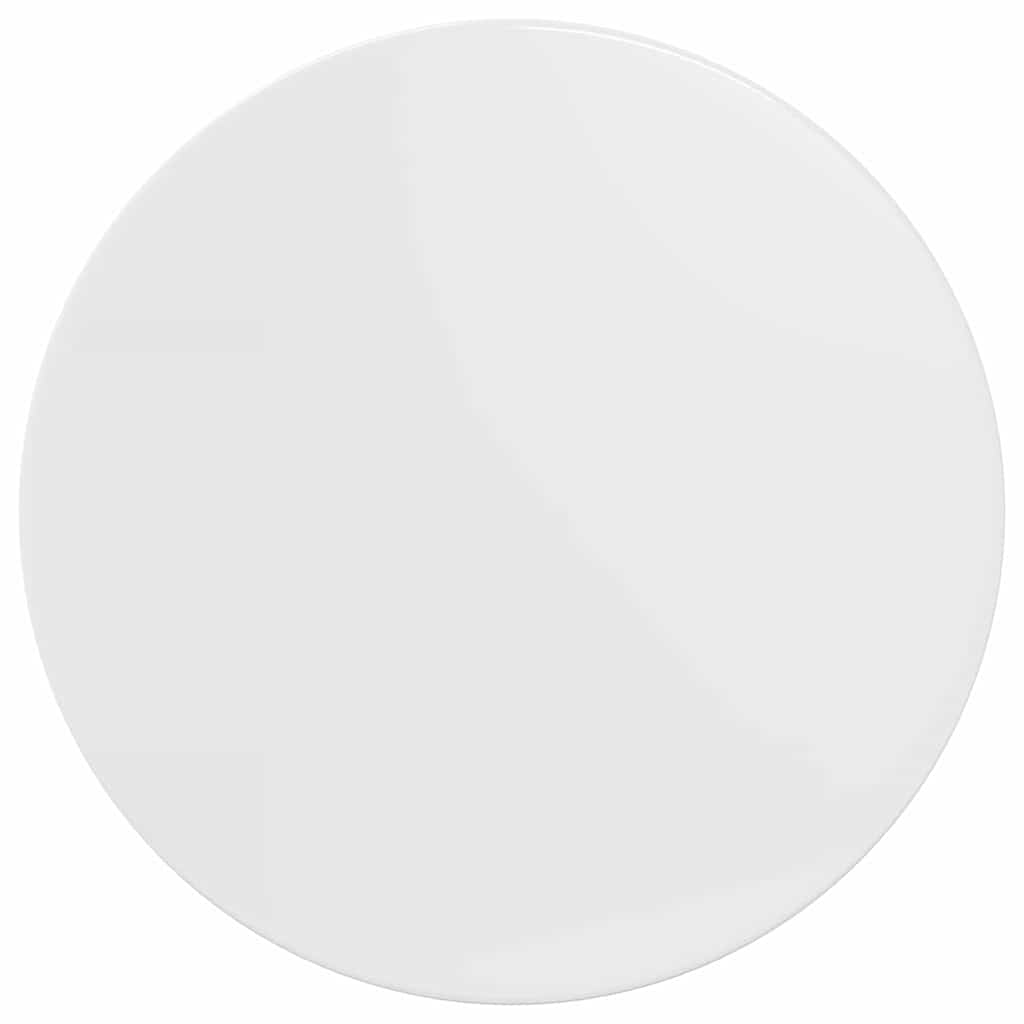 Bordsskiva Vit högglans 70 x 70 x 1,5 cm Konstruerat trä