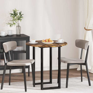 Bordsskiva Rökfärgad ek 70 x 70 x 1,5 cm Konstruerat trä