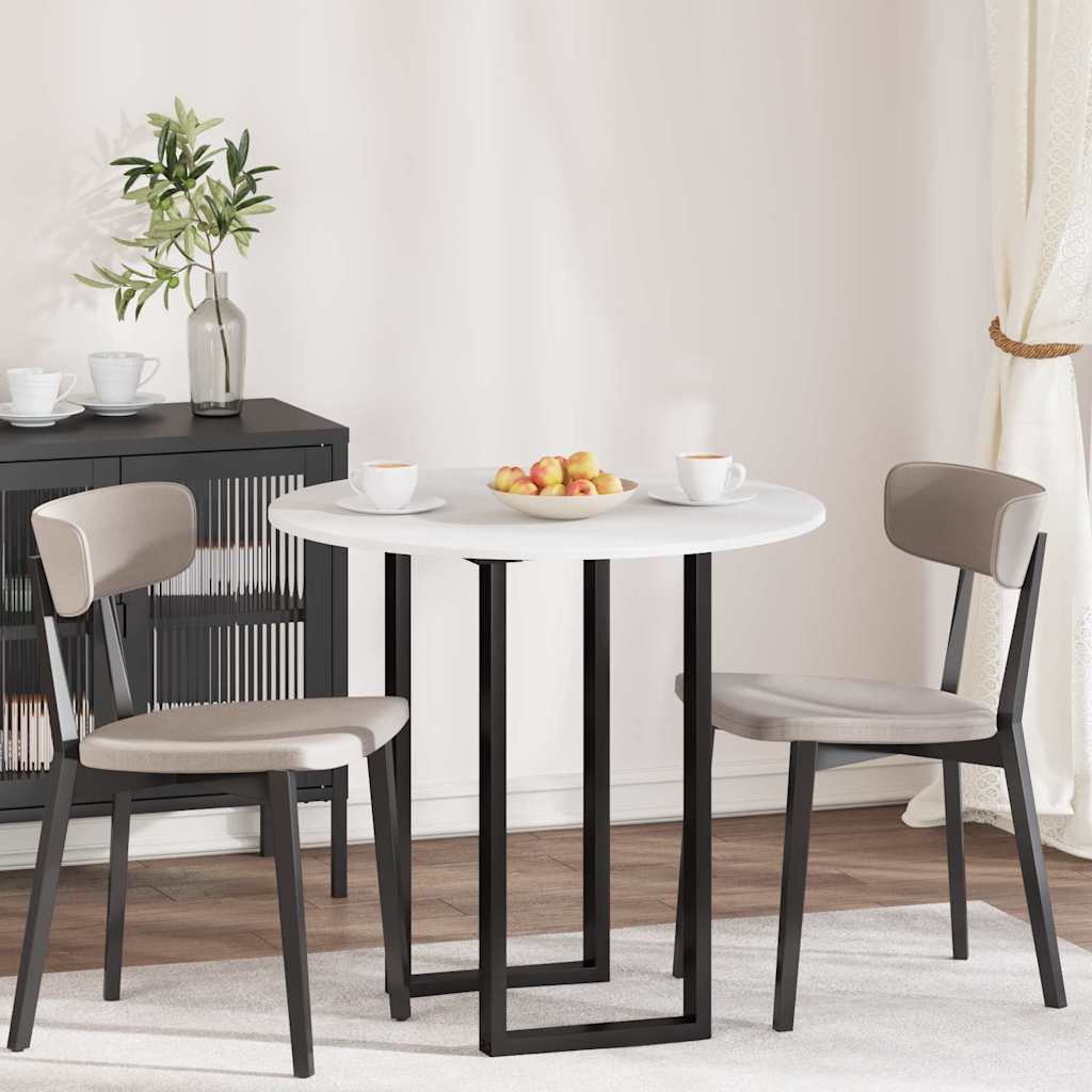 Bordsskiva Vit 80 x 80 x 1,5 cm Konstruerat trä