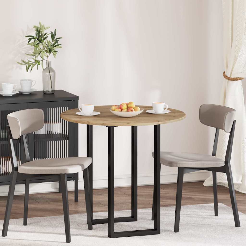 Bordsskiva artisan ek 80 x 80 x 1,5 cm Konstruerat trä