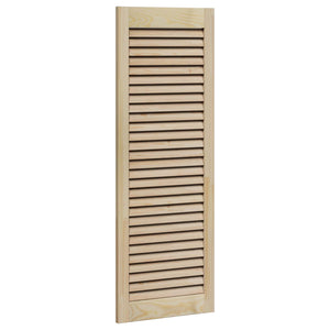 Skåpdörr 4 pcs Naturfärg 140.5 x 2 x 59.5 cm Massiv furu