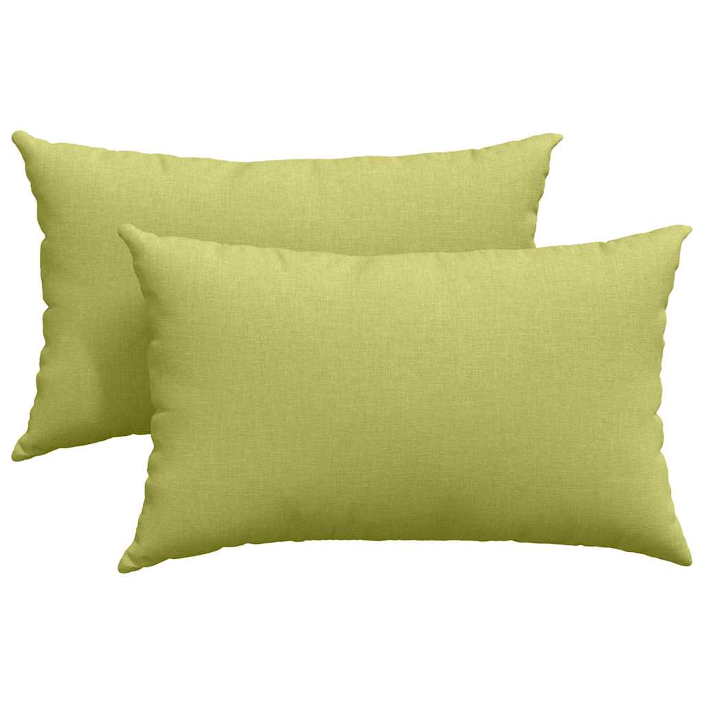 Sofakuddar 2 pcs Ljusgrön 50 x 30 cm tyg