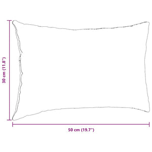 Sofakuddar 2 pcs Rosa 50 x 30 cm Kordread tyg