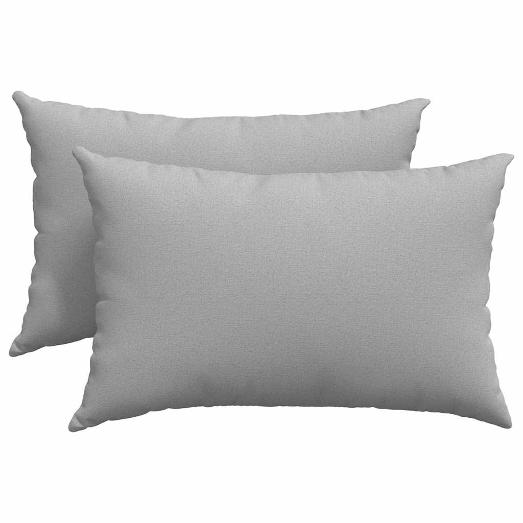 Sofakuddar 2 pcs Moln Grå 60 x 40 cm tyg