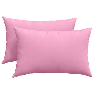 Sofakuddar 2 pcs Rosa 60 x 40 cm tyg