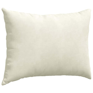 Sofakuddar 2 pcs Kräm 70 x 50 cm Kordread tyg