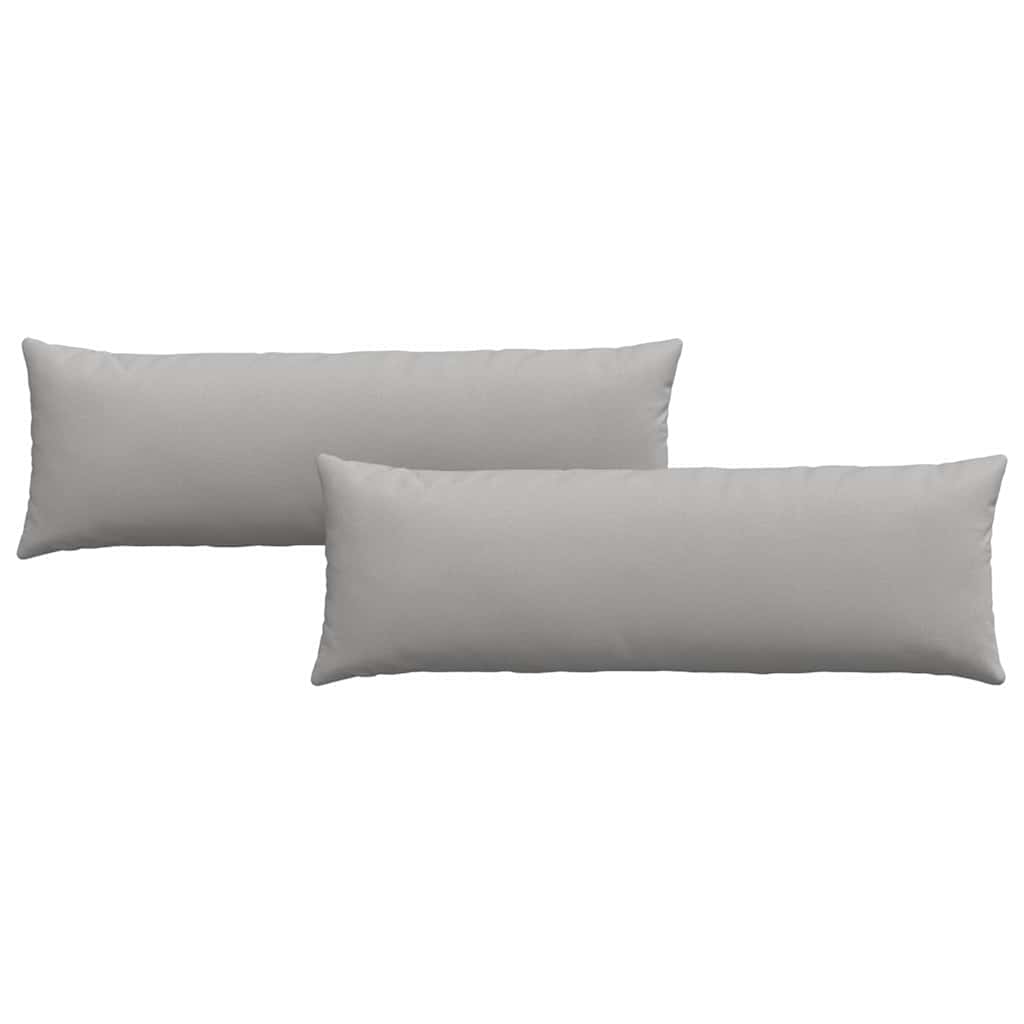Sofakuddar 2 pcs Moln Grå 120 x 40 cm tyg