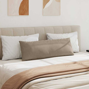 Sofakuddar 2 pcs Taupe 120 x 40 cm tyg