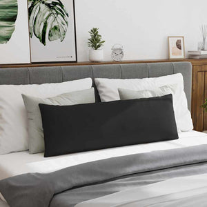 Sofakuddar 2 pcs Svart 120 x 40 cm tyg