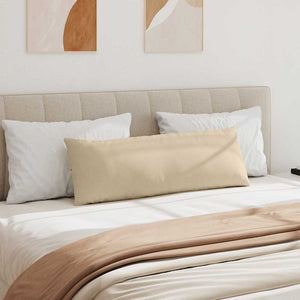 Sofakuddar 2 pcs Kräm 120 x 40 cm tyg