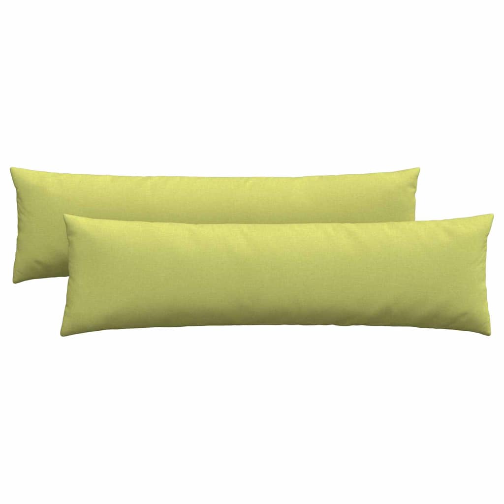 Sofakuddar 2 pcs Ljusgrön 145 x 40 cm tyg