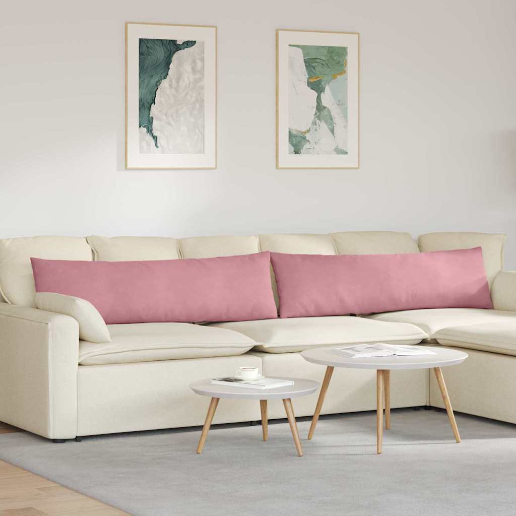 Sofakuddar 2 st Rosa 145 x 40 cm Kordread tyg