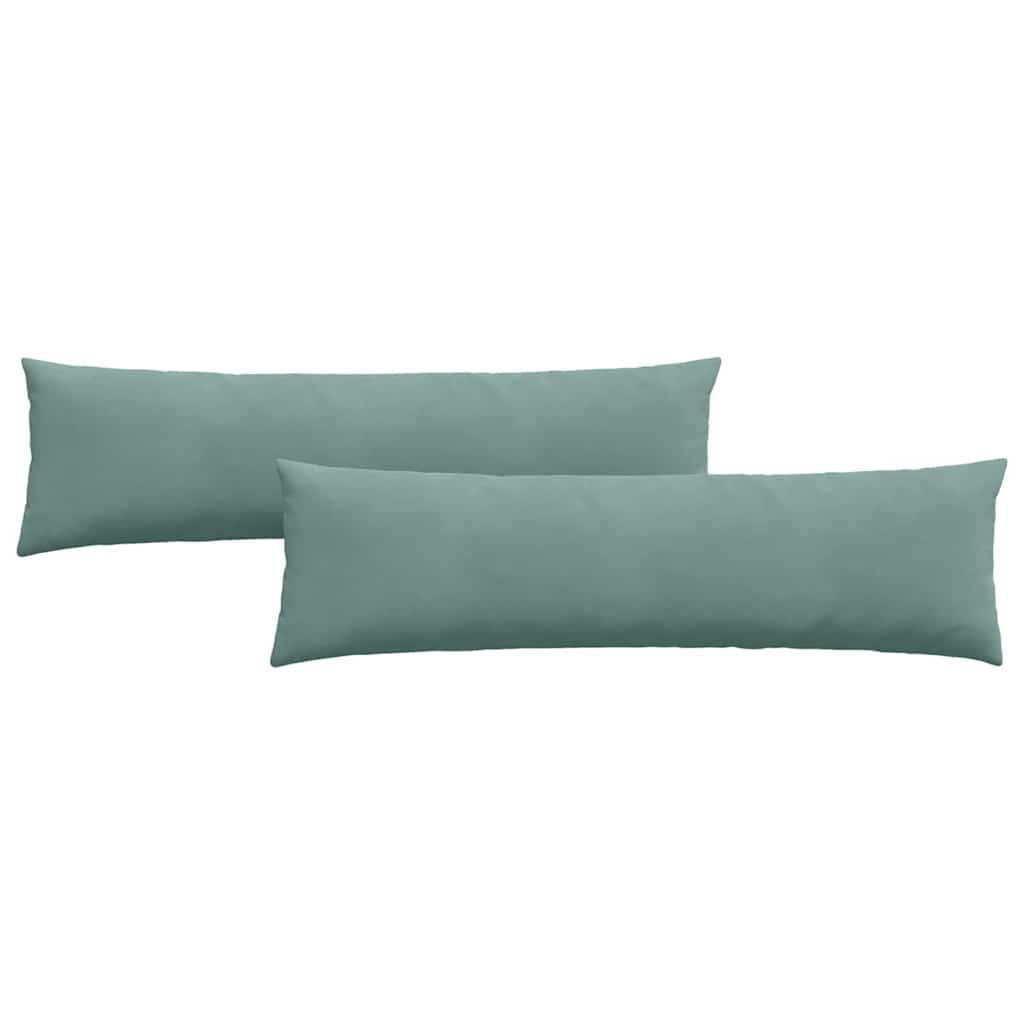 Sofakuddar 2 pcs Havgrön 145 x 40 cm Kordread tyg