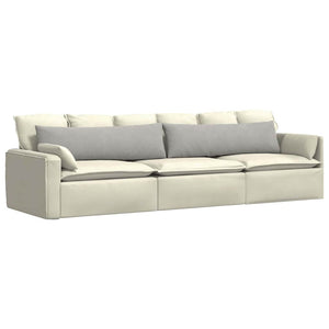 Sofakuddar 2 pcs Ljusgrå 145 x 40 cm tyg