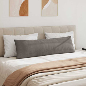 Sofakuddar 2 pcs Ljusgrå 145 x 40 cm Kordread tyg