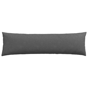 Sofakuddar 2 pcs Mörkgrå 145 x 40 cm Kordread tyg