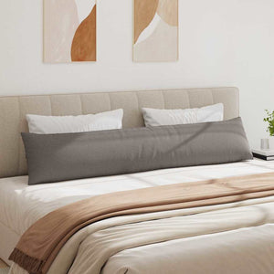 Sofakuddar 2 pcs Taupe 200 x 40 cm tyg