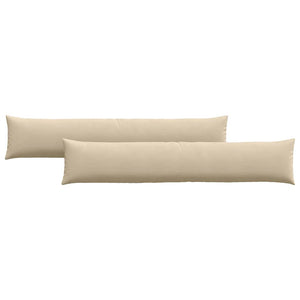 Sofakuddar 2 pcs Kräm 200 x 40 cm tyg