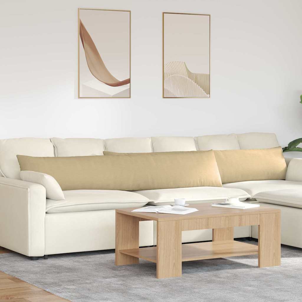 Sofakuddar 2 pcs Grågrön 200 x 40 cm Kordread tyg