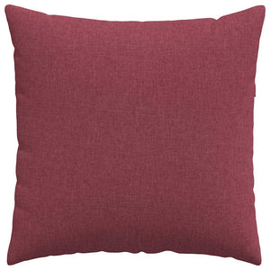 Sofakuddar 2 pcs Vinröd 60 x 60 cm tyg