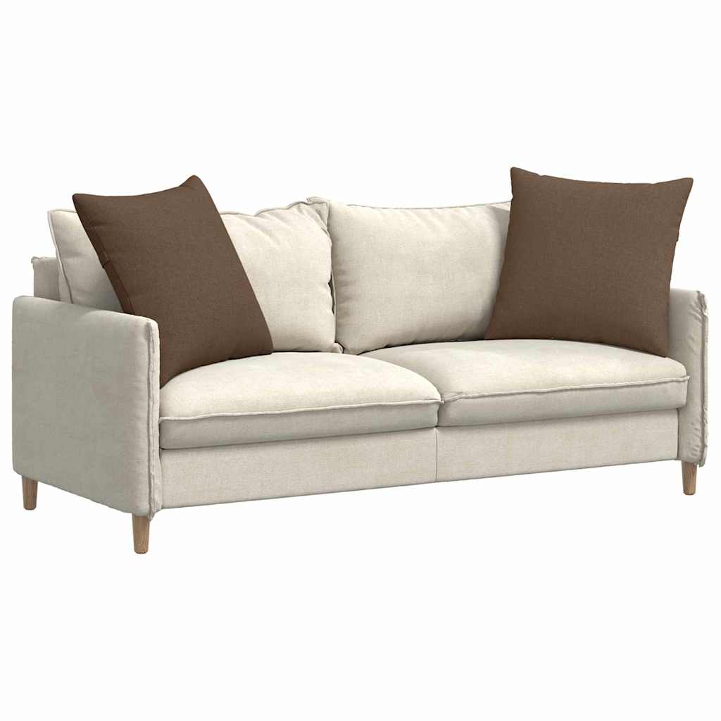 Sofakuddar 2 pcs Brun 80 x 80 cm tyg