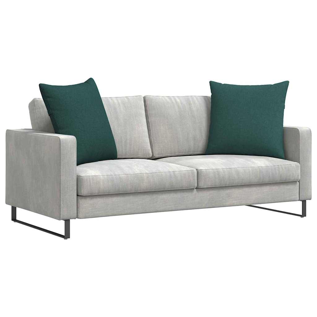 Sofakuddar 2 pcs Mörkgrön 80 x 80 cm tyg