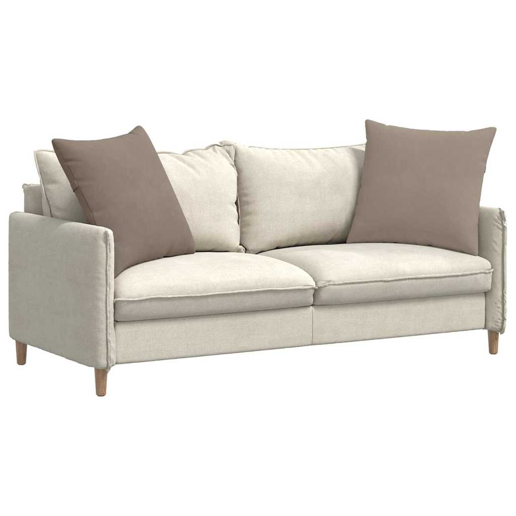 Sofakuddar 2 pcs Taupe 80 x 80 cm tyg
