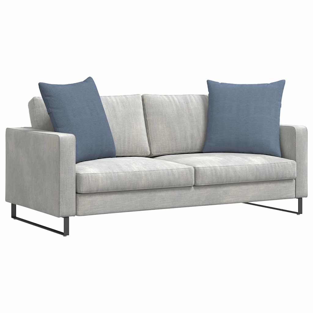 Sofakuddar 2 pcs Blå 80 x 80 cm Kordread tyg